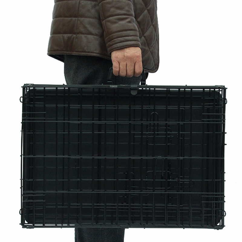 Sammenleggbar trådmetallhundbur Sammenleggbar trådmetallhundbur