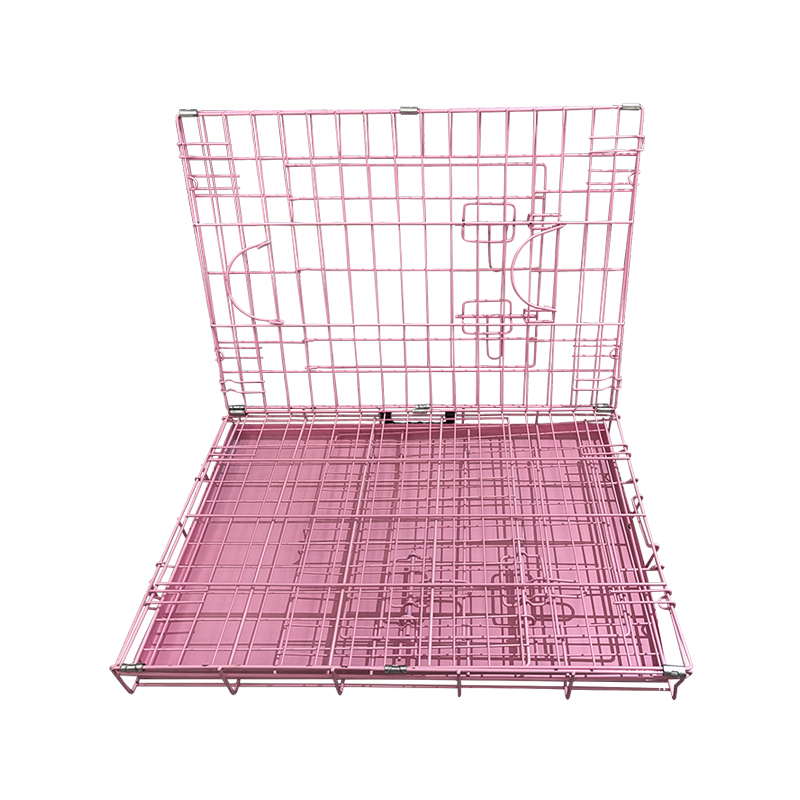 Sammenleggbar trådmetallhundbur Sammenleggbar trådmetallhundbur