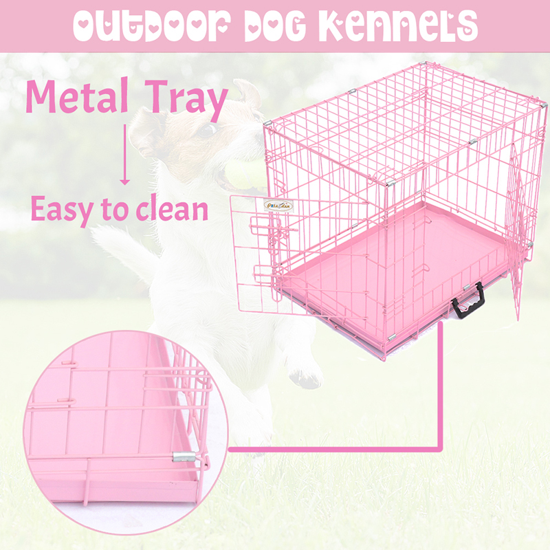 Sammenleggbar trådmetallhundbur Sammenleggbar trådmetallhundbur