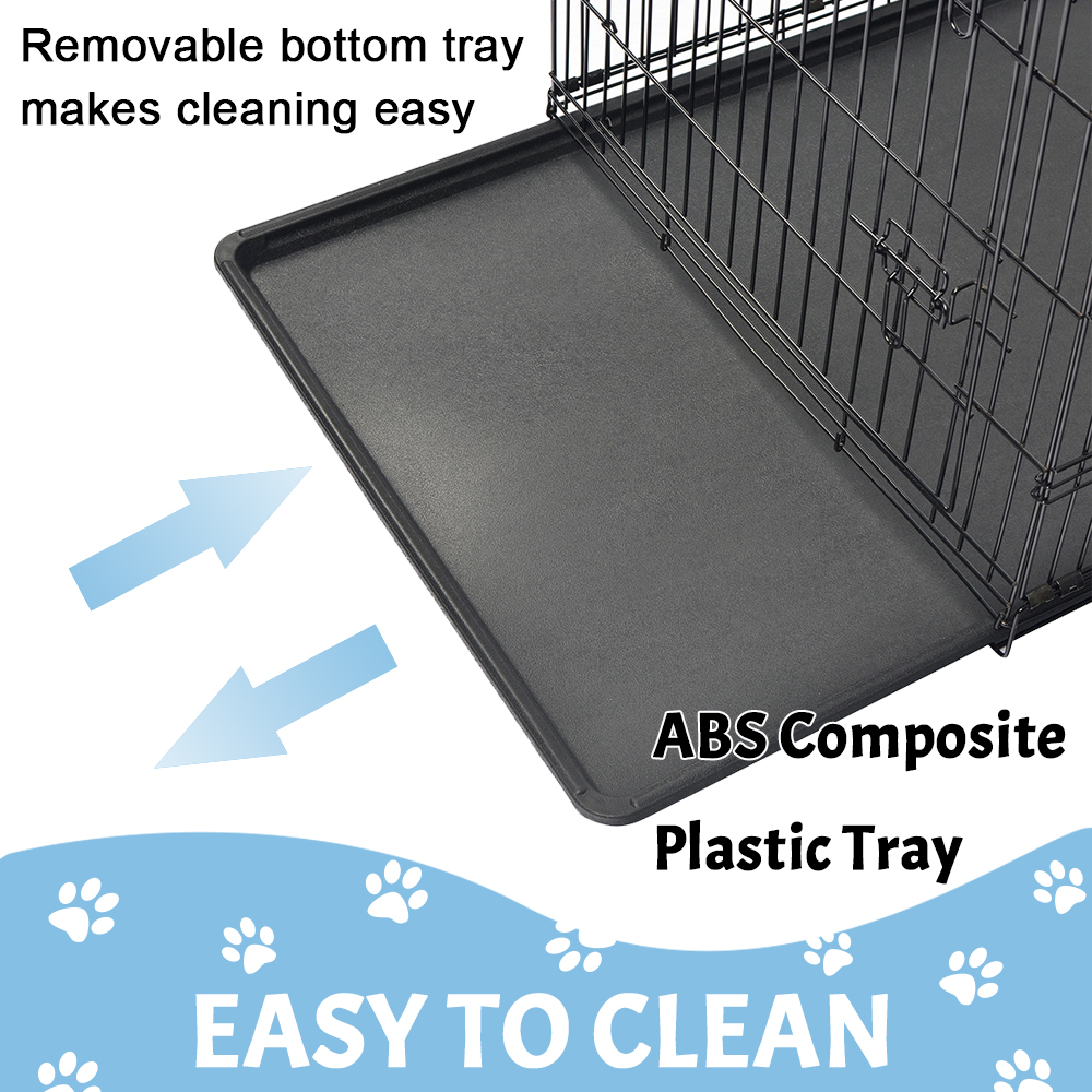 Sammenleggbar trådmetallhundbur Sammenleggbar trådmetallhundbur