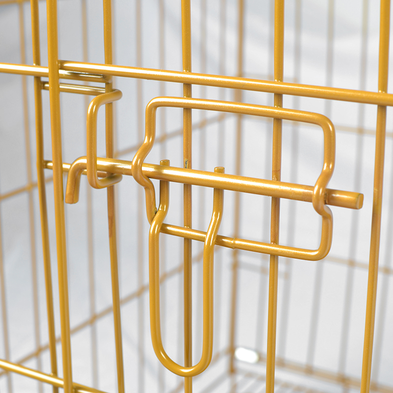 Sammenleggbar trådmetallhundbur Sammenleggbar trådmetallhundbur