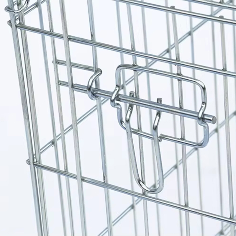 Sammenleggbar trådmetallhundbur Sammenleggbar trådmetallhundbur