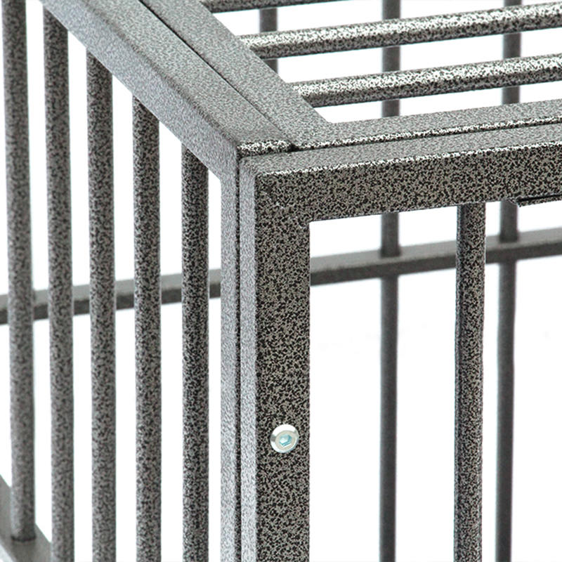 Åpen topp tungt rør metall hundebur Åpen topp tungt rør metall hundebur