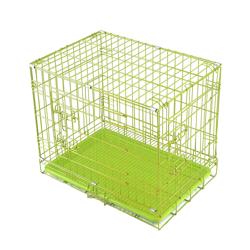 Sammenleggbar trådmetallhundbur Sammenleggbar trådmetallhundbur