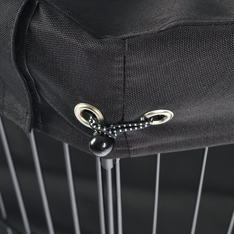 8-panel sammenleggbar ledningsmetallhund lekegrind med toppdeksel og bunnpute 8-panel sammenleggbar ledningsmetallhund lekegrind med toppdeksel og bunnpute