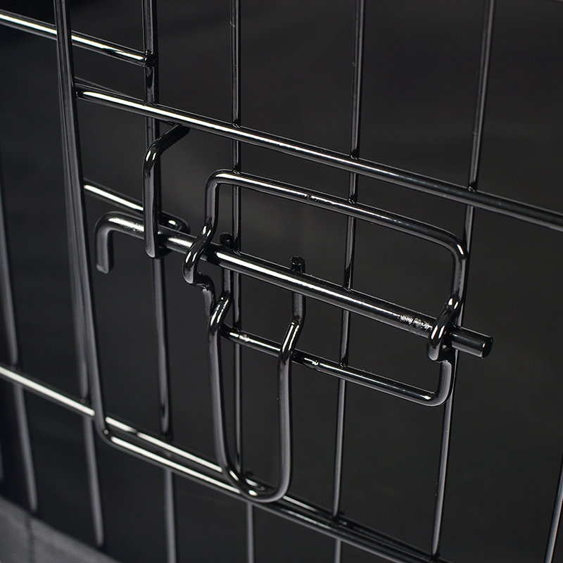 8-panel sammenleggbar ledningsmetallhund lekegrind med toppdeksel og bunnpute 8-panel sammenleggbar ledningsmetallhund lekegrind med toppdeksel og bunnpute