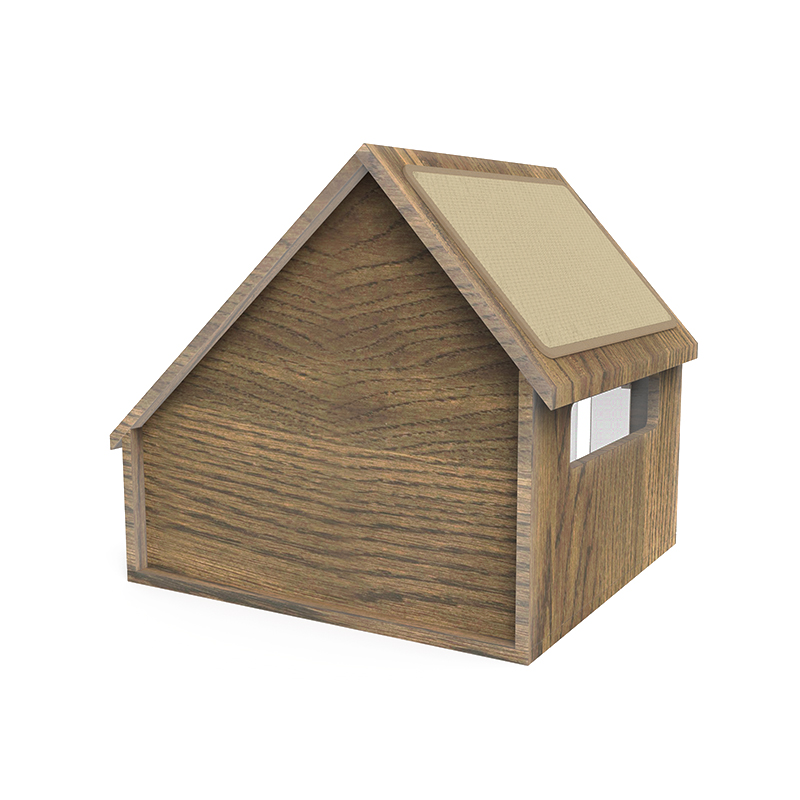 Moderne innendørs tre katt hus møbler stil kattebur med skrapebrett Moderne innendørs tre katt hus møbler stil kattebur med skrapebrett