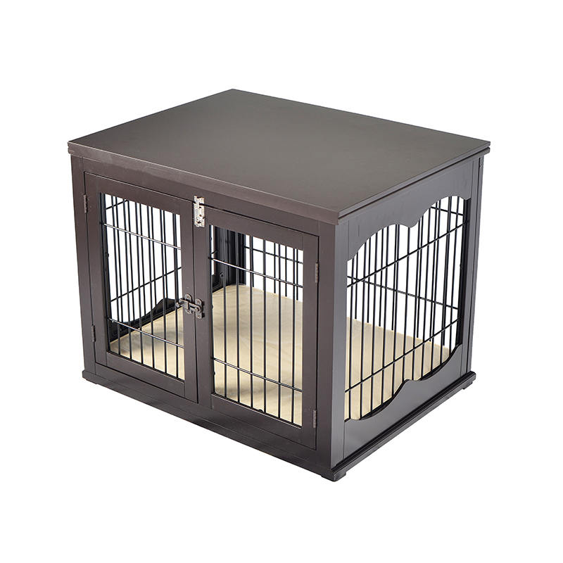 Innendørs store tremøbler stil hund bur Innendørs store tremøbler stil hund bur