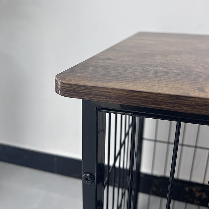 Stort tre møbler hundebur med avtagbart brett Stort tre møbler hundebur med avtagbart brett