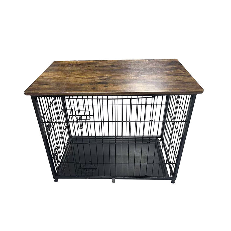 Stort tre møbler hundebur med avtagbart brett Stort tre møbler hundebur med avtagbart brett