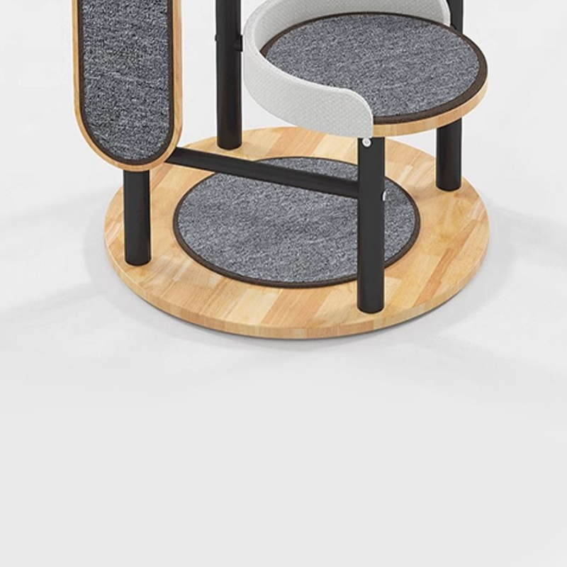 Gummi tre og ståltårn katt tre klatre ramme Gummi tre og ståltårn katt tre klatre ramme