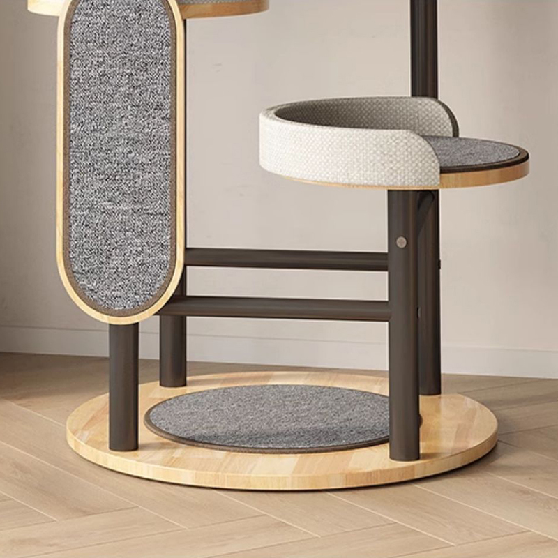 Gummi tre og ståltårn katt tre klatre ramme Gummi tre og ståltårn katt tre klatre ramme