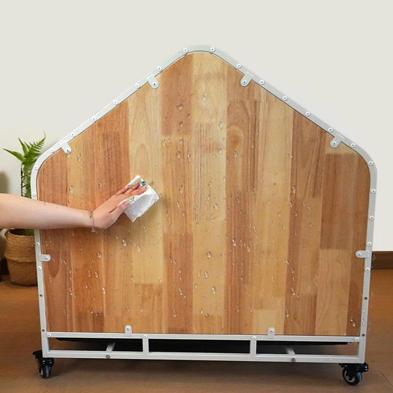 Stort tre stål innendørs hundebur Stort tre stål innendørs hundebur