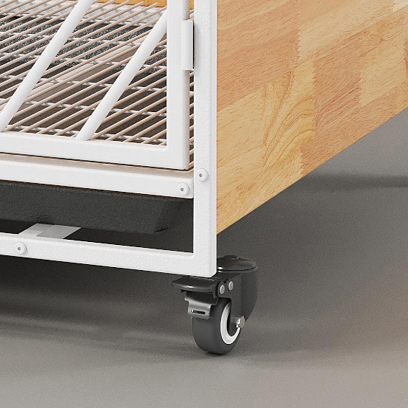 Stort tre stål innendørs hundebur Stort tre stål innendørs hundebur