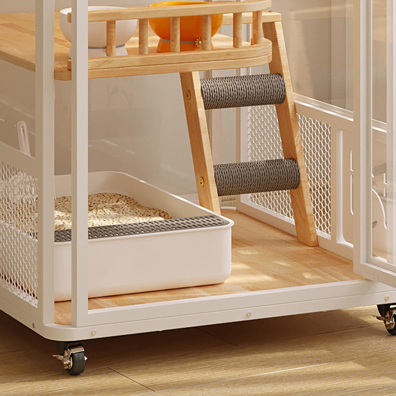 Innendørs panoramet tårn hotell tre villa stort katt bur kabinettskap Innendørs panoramet tårn hotell tre villa stort katt bur kabinettskap