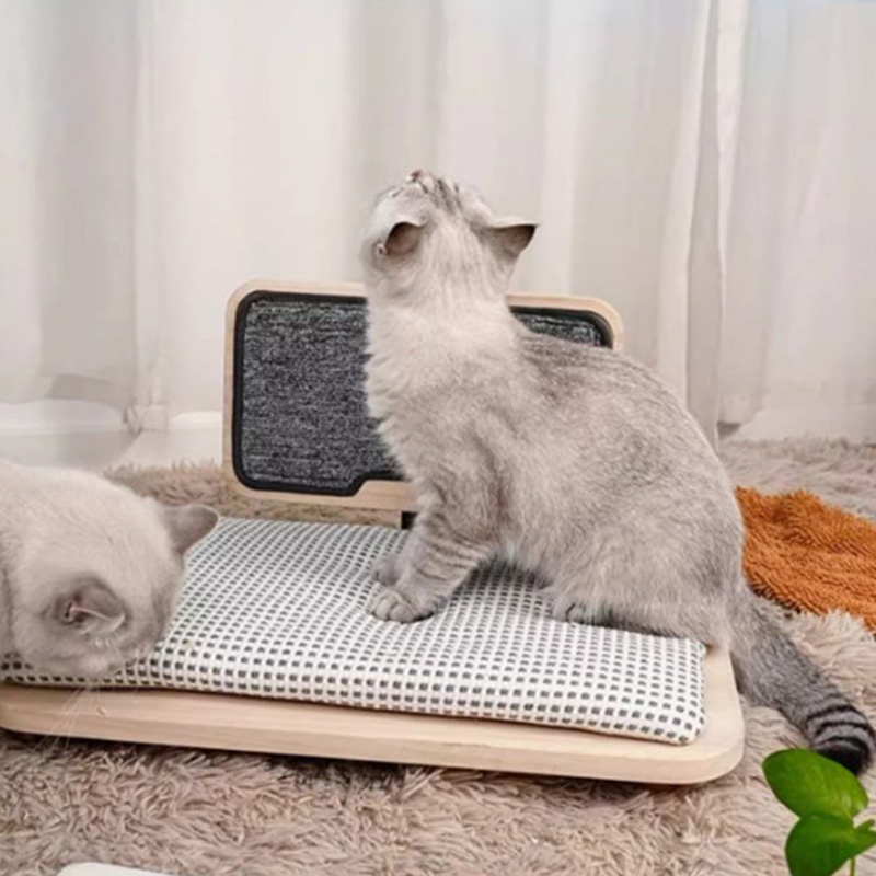 Solor tre koselig kattesengrede med skrapelivet Solor tre koselig kattesengrede med skrapelivet