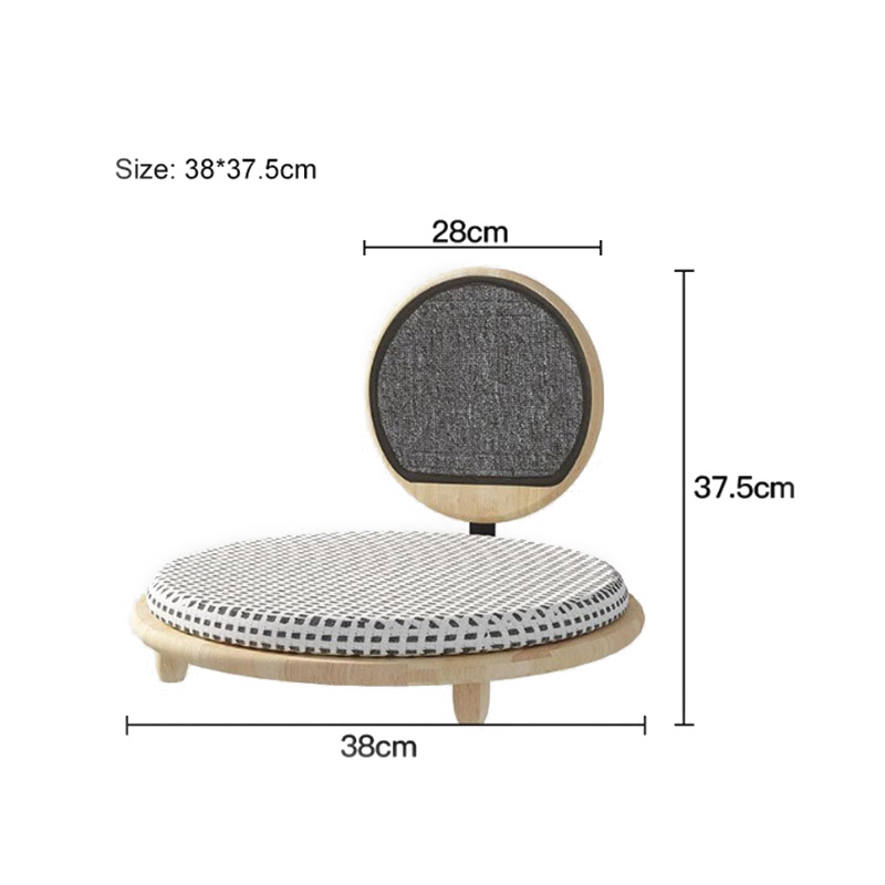 Solor tre koselig kattesengrede med skrapelivet Solor tre koselig kattesengrede med skrapelivet