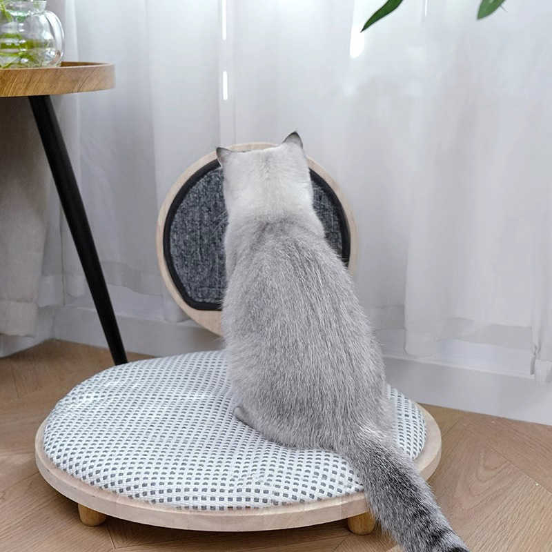 Solor tre koselig kattesengrede med skrapelivet Solor tre koselig kattesengrede med skrapelivet