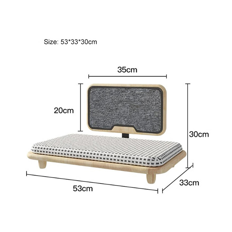 Solor tre koselig kattesengrede med skrapelivet Solor tre koselig kattesengrede med skrapelivet