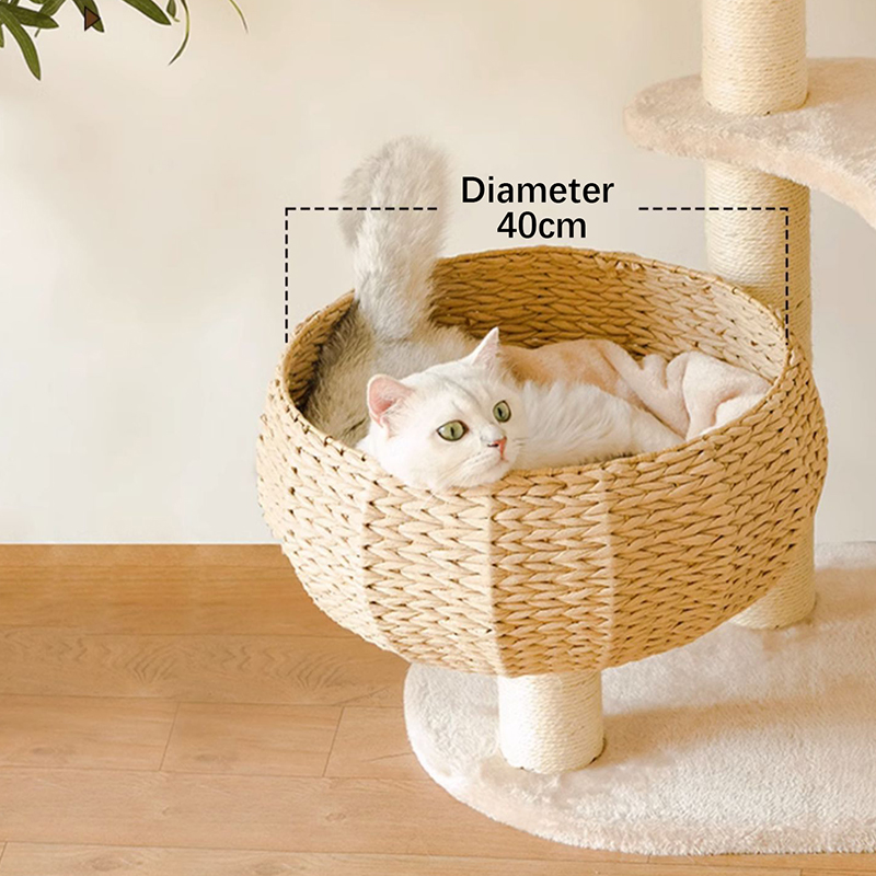 Moderne Kraft Paper Tower Vevd klatre skraper Post Cat Tree Moderne Kraft Paper Tower Vevd klatre skraper Post Cat Tree