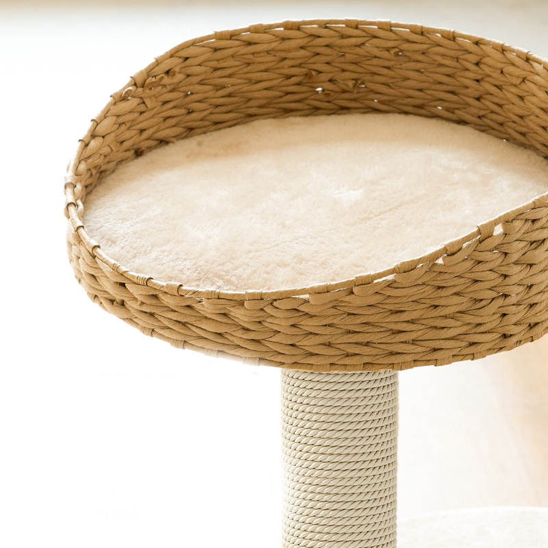 Moderne Kraft Paper Tower Vevd klatre skraper Post Cat Tree Moderne Kraft Paper Tower Vevd klatre skraper Post Cat Tree