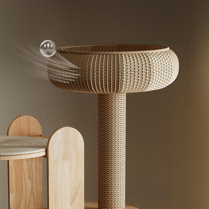 Multi-level tretårn Londet klatre ramme kattetre Multi-level tretårn Londet klatre ramme kattetre