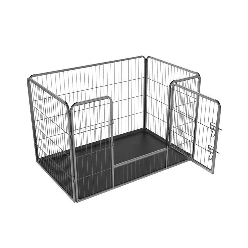 Sammenleggbart rørmetallhund playpen Sammenleggbart rørmetallhund playpen