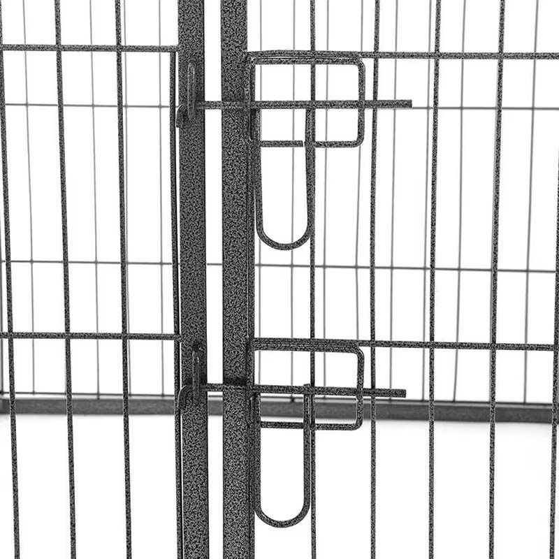 Kraftig sammenleggbar rørmetallhund playet Kraftig sammenleggbar rørmetallhund playet