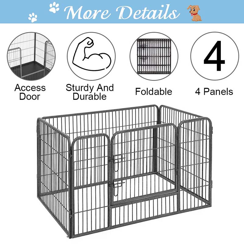 Kraftig sammenleggbar rørmetallhund playet Kraftig sammenleggbar rørmetallhund playet