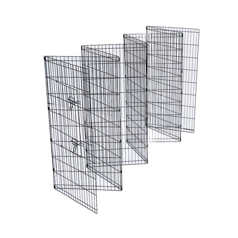 8 paneler sammenleggbar ledningsmetallhund 8 paneler sammenleggbar ledningsmetallhund