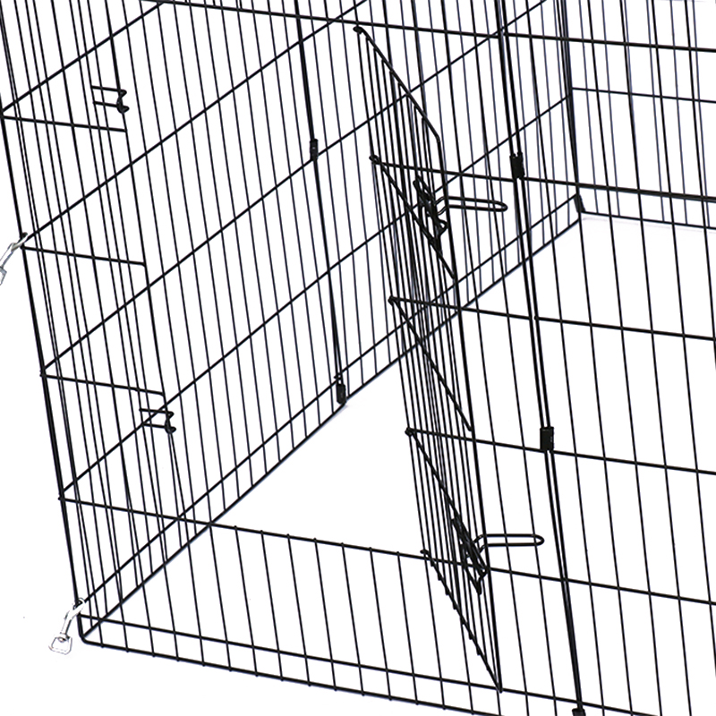 8 paneler sammenleggbar ledningsmetallhund 8 paneler sammenleggbar ledningsmetallhund