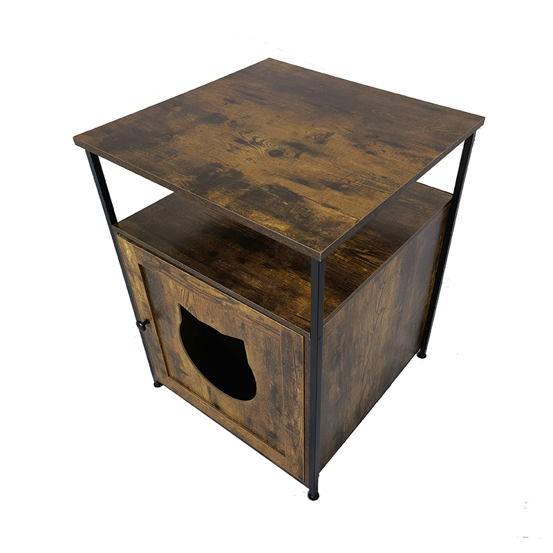 Innendørs sidebord møbler stil katter bur søppelskap Innendørs sidebord møbler stil katter bur søppelskap