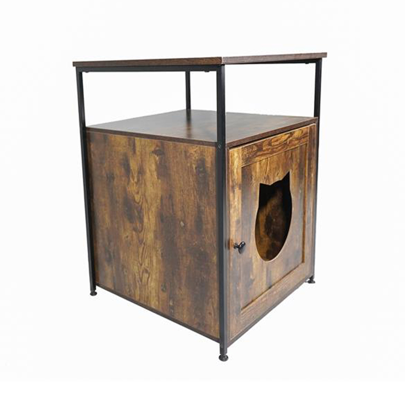 Innendørs sidebord møbler stil katter bur søppelskap Innendørs sidebord møbler stil katter bur søppelskap