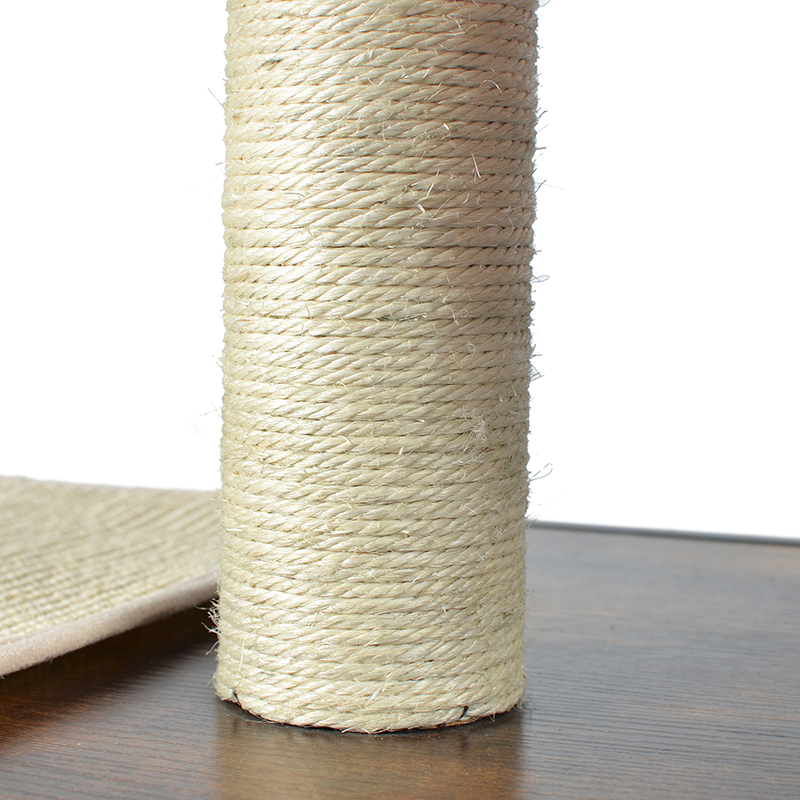 Moderne tre og metall katt tre innendørs tårn leilighet med hengekøye Moderne tre og metall katt tre innendørs tårn leilighet med hengekøye