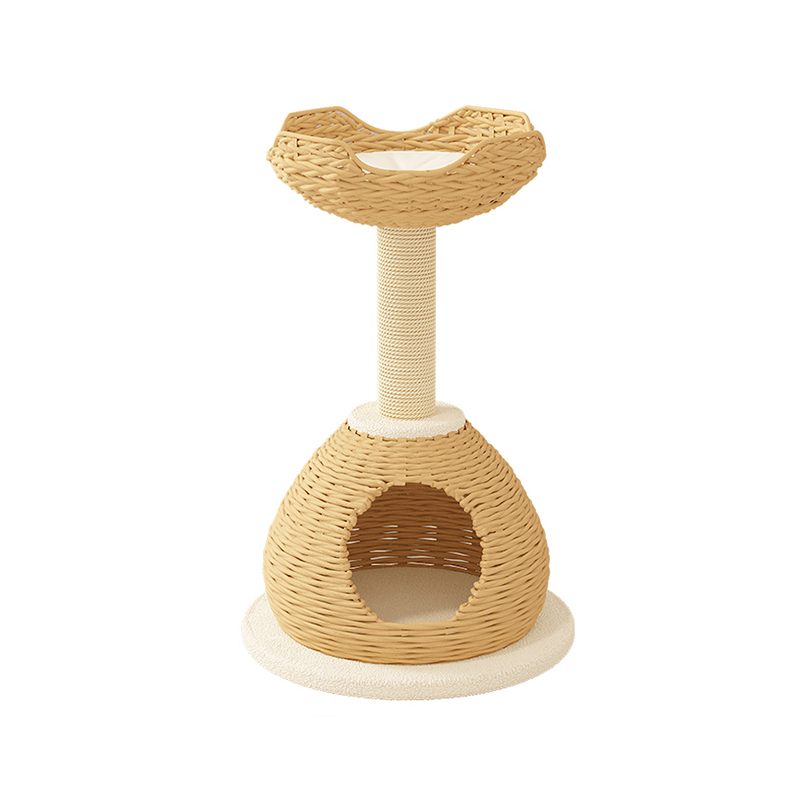 Moderne Kraft Paper Tower Vevd klatre skraper Post Cat Tree Moderne Kraft Paper Tower Vevd klatre skraper Post Cat Tree
