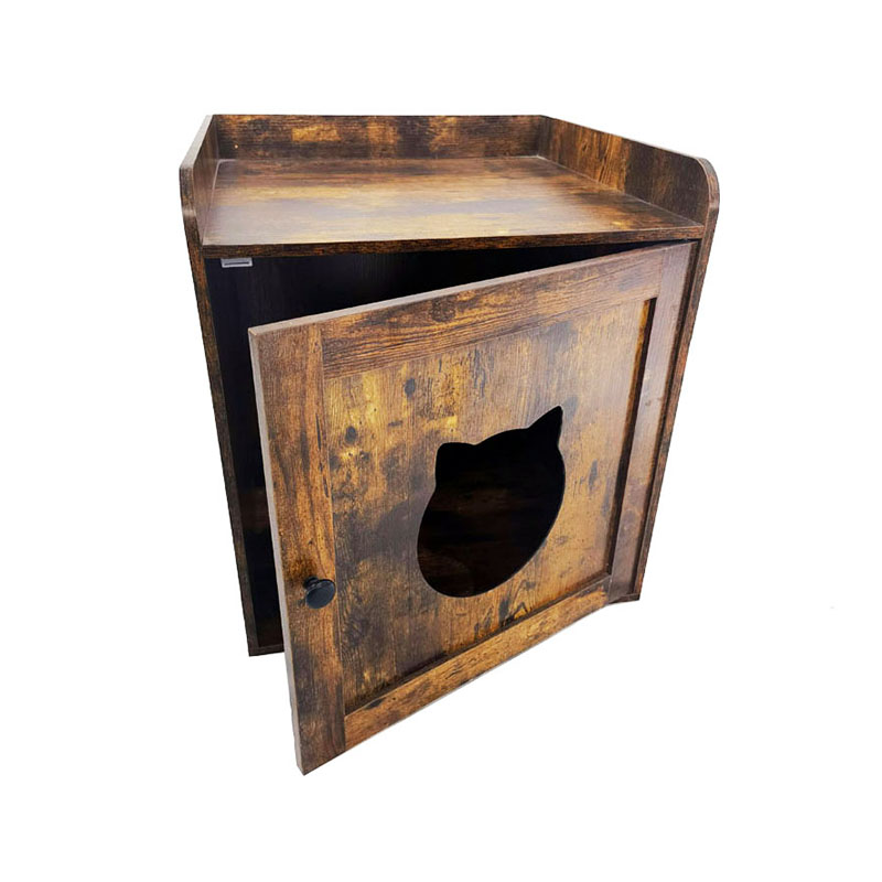 Innendørs sidebord kullskap møbler stil katter bur Innendørs sidebord kullskap møbler stil katter bur