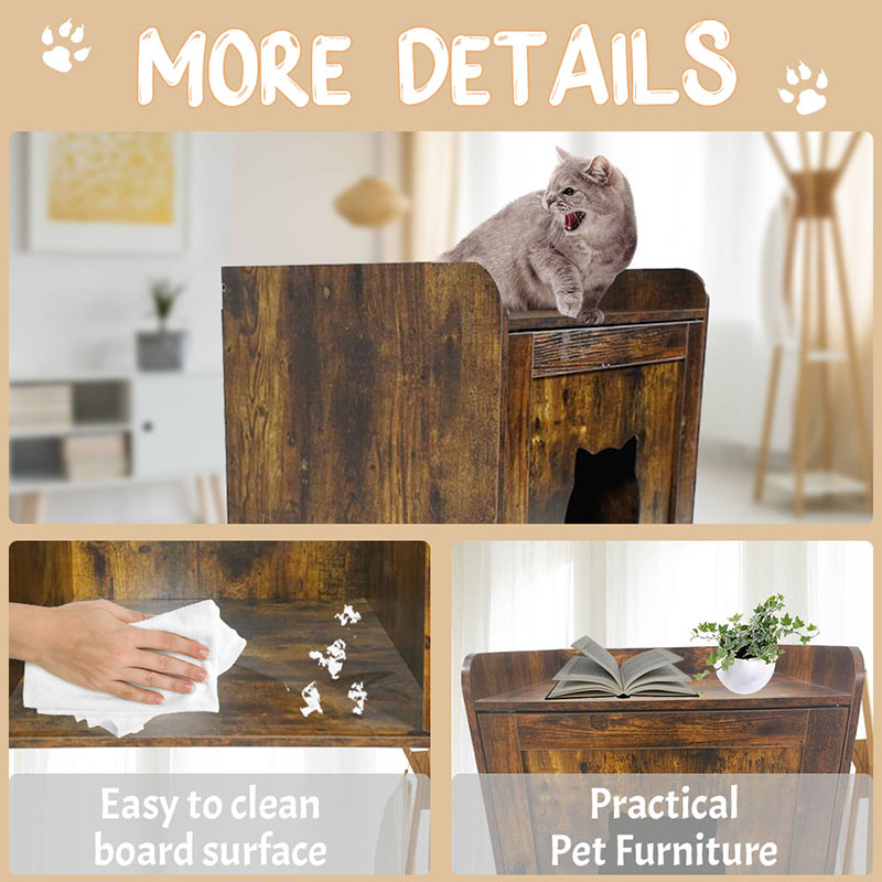 Innendørs sidebord kullskap møbler stil katter bur Innendørs sidebord kullskap møbler stil katter bur