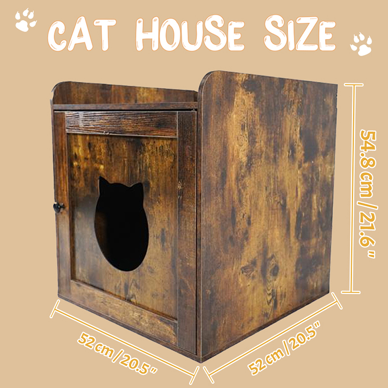 Innendørs sidebord kullskap møbler stil katter bur Innendørs sidebord kullskap møbler stil katter bur